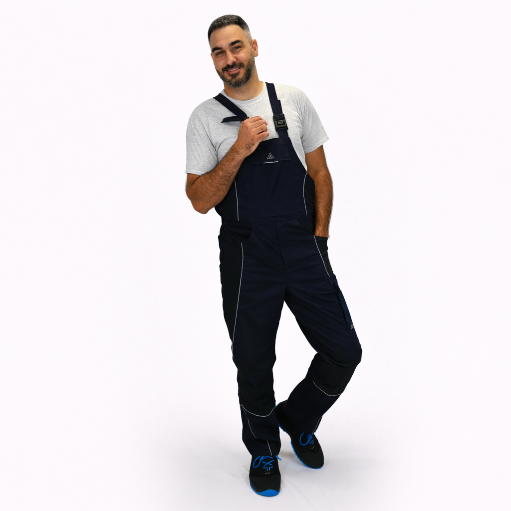 Workmaan 2 hlače z naramnicami